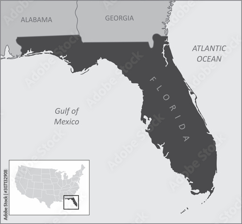 Florida region map