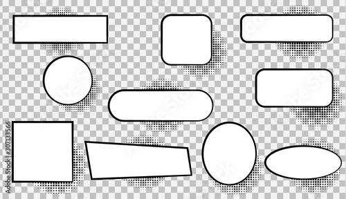 Illustration of spaces for text input.