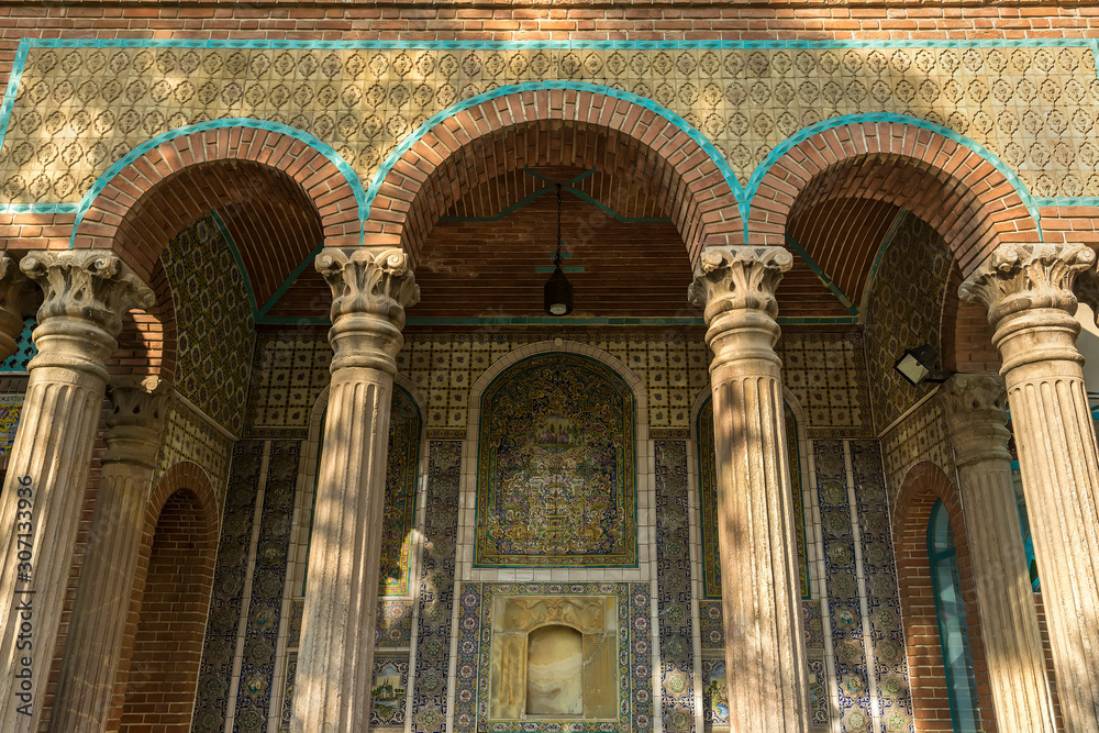 Gajar Iwan, Moghadam historic house museum, dates back to the Qajar era, Tehran, Iran