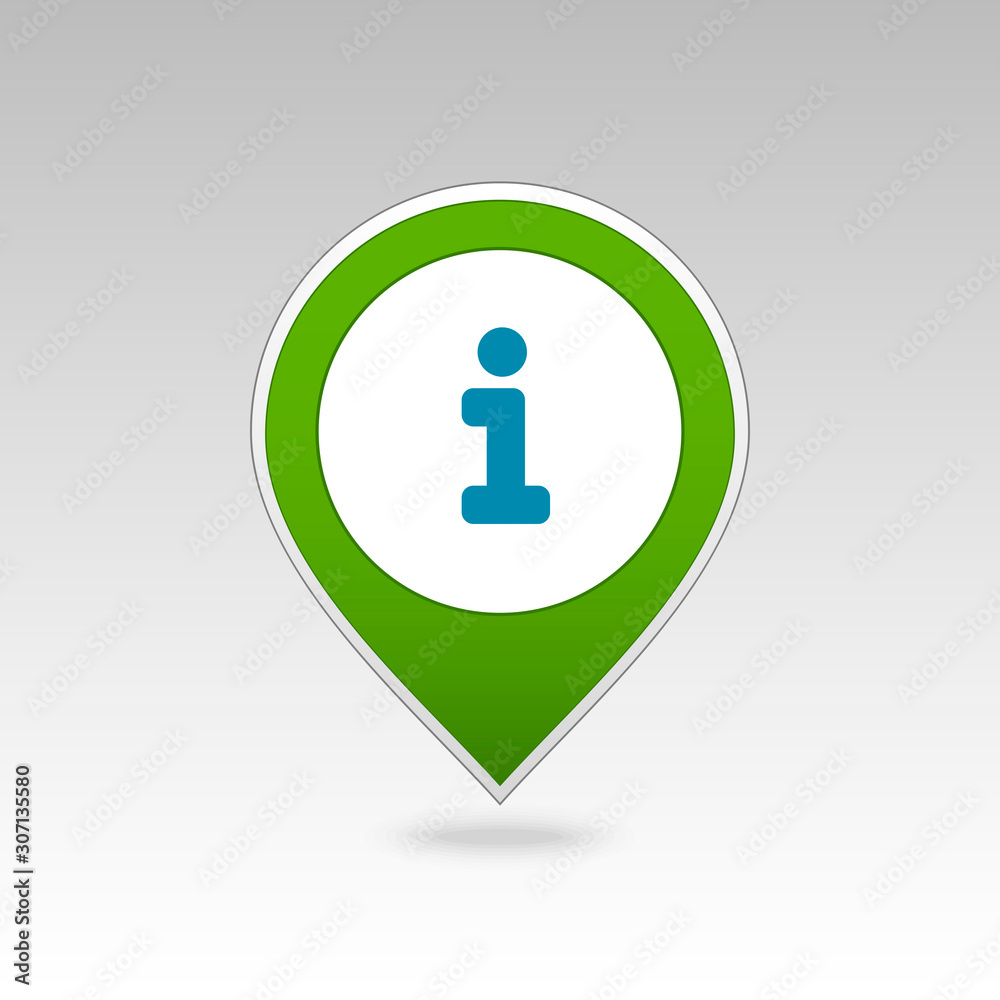 Information pin map icon. Map pointer. Map markers Information pin map icon. Map pointer. Map markers