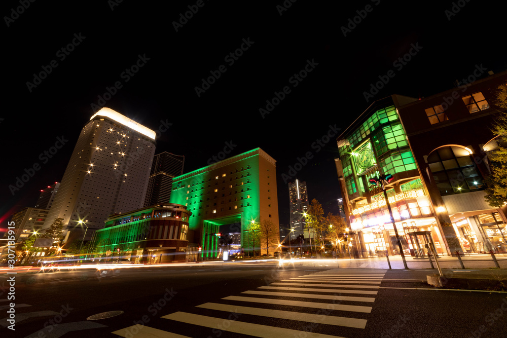 横浜　みなとみらい　夜景