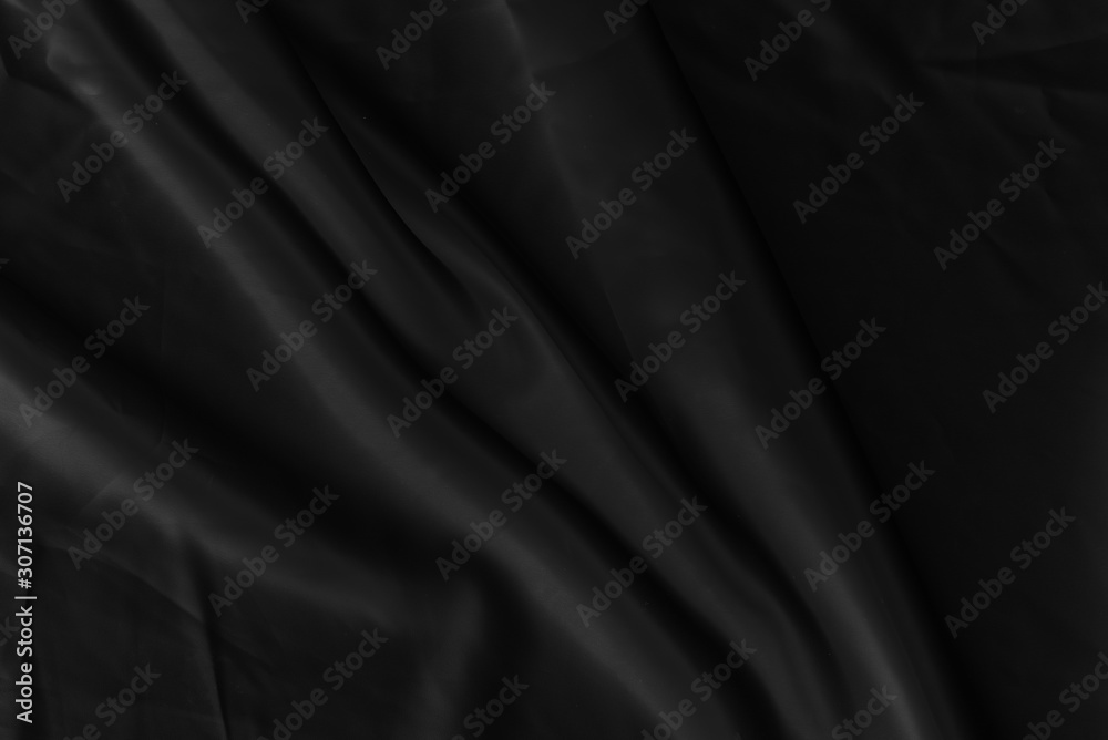 Abstract black fabric texture for background. Abstract black fabric texture for background.
