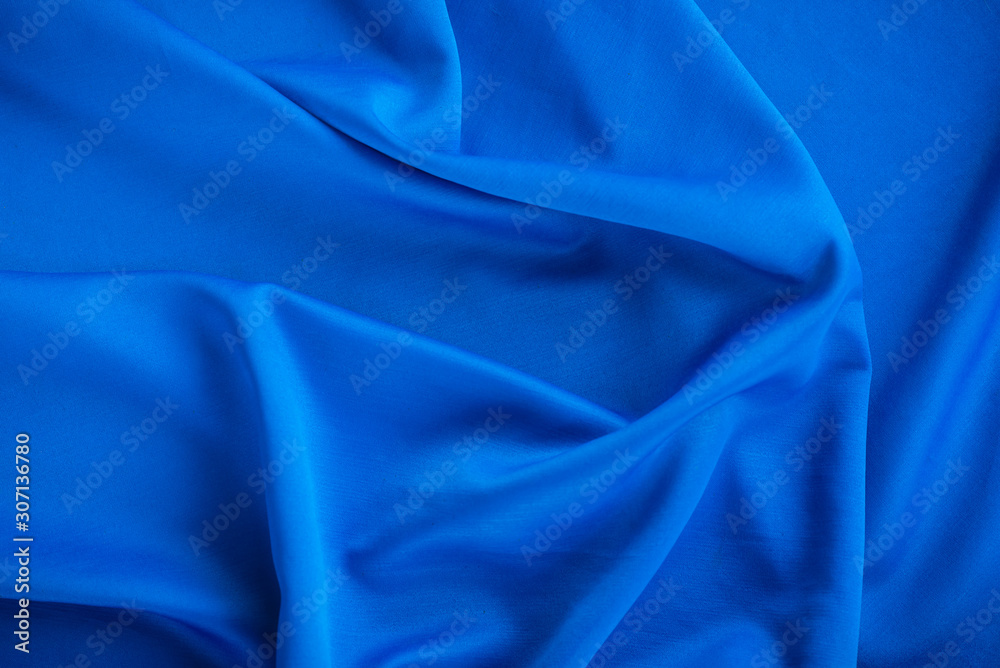 Abstract blue fabric texture background. Abstract blue fabric texture background.
