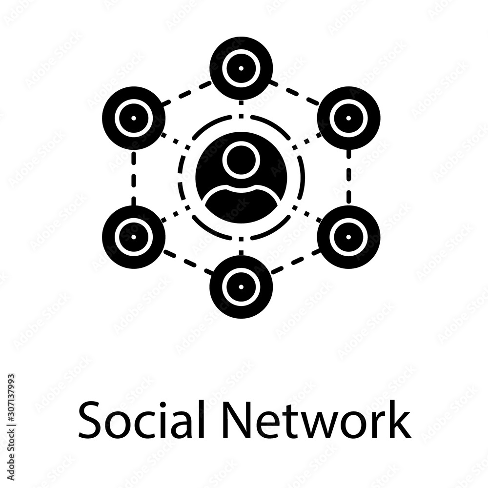 Social Network Vector Social Network Vector