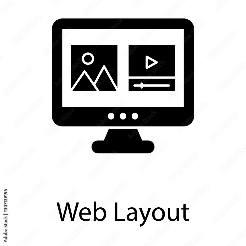 Web Layout Vector Web Layout Vector