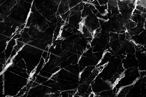 White patterned of black and white marble texture background for interior or other design.