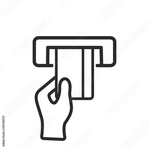 atm icon vector design template