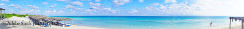 Panor  mica de playas y complejos para turistas en Cayo Santa Mar  a  Rep  blica de Cuba