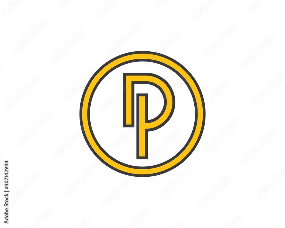 dp letter logo icon illustration vector dp letter logo icon illustration vector