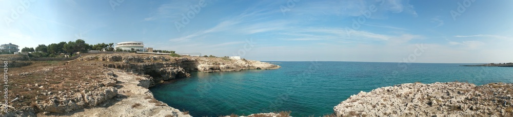 Italian coast at Monopoli Italian coast at Monopoli