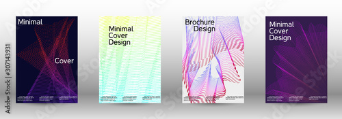 Cover design template set 