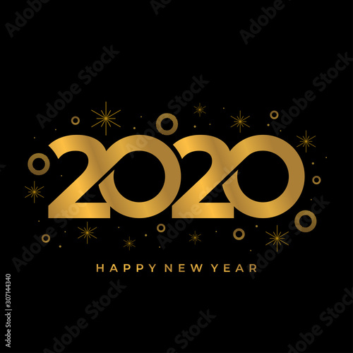 Vector 2020 new year greeti...