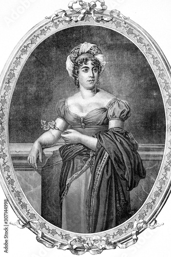 Valokuva Anne-Louise Germaine Necker, Madame de Staël, writer, born 1766, died 1817