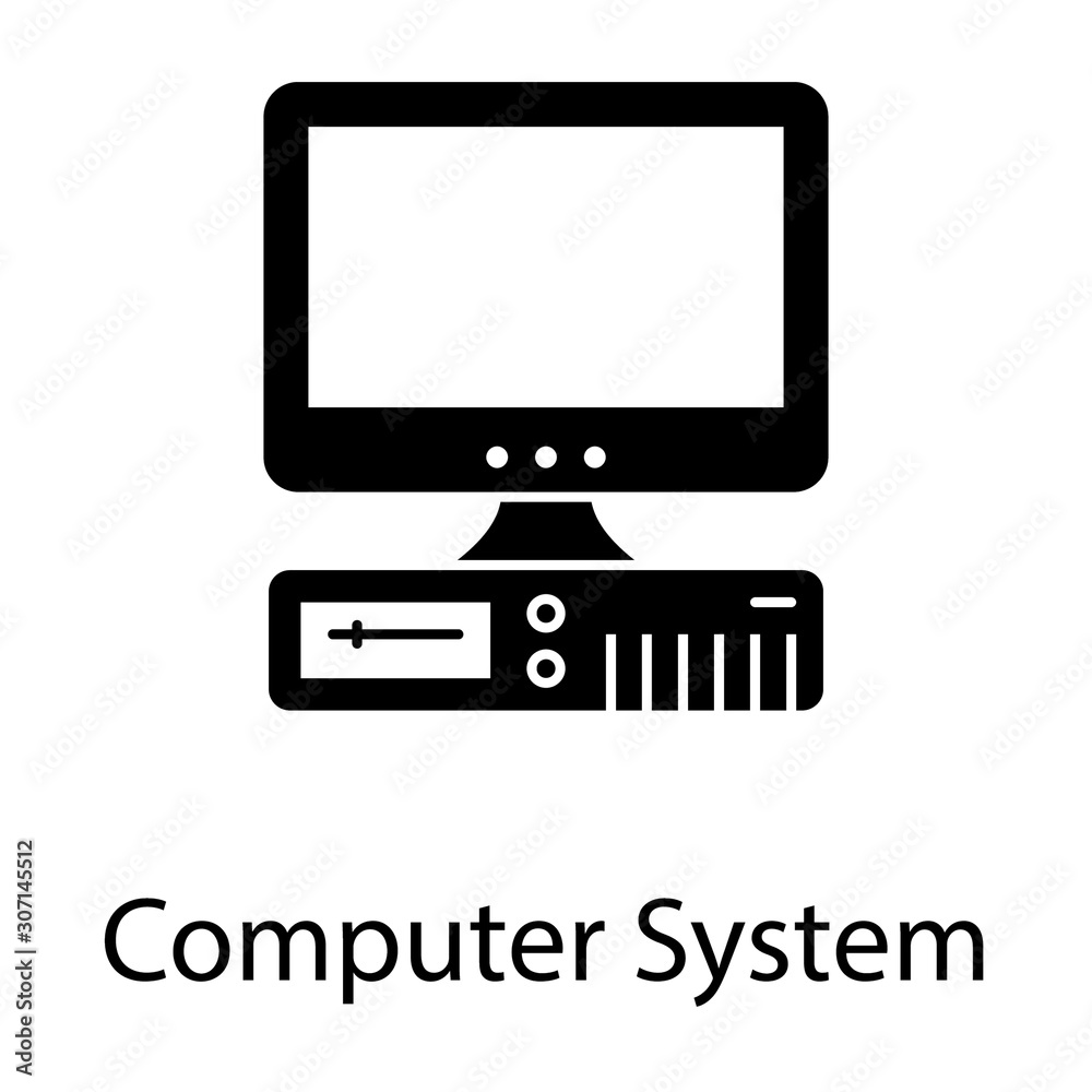 Desktop Computer Vector Desktop Computer Vector