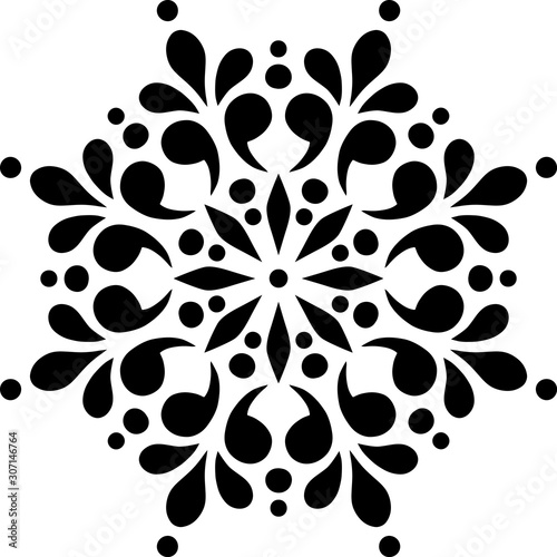 Mandala Pattern Stencil doodles sketch