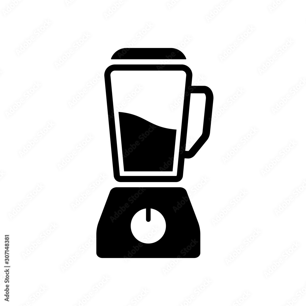 blender - kitchen equipment icon vector design template