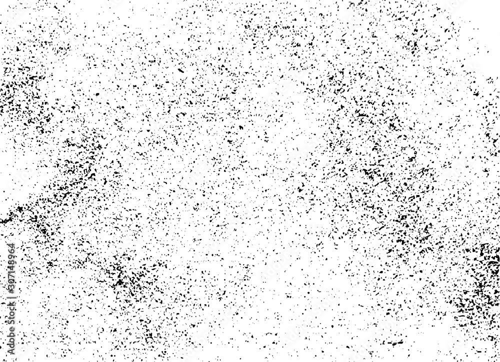Abstract vector noise. Small particles of debris and dust. Distressed uneven background. Grunge texture overlay with fine grains isolated on white background. Vector illustration. EPS10. Abstract vector noise. Small particles of debris and dust. Distressed uneven background. Grunge texture overlay with fine grains isolated on white background. Vector illustration. EPS10.