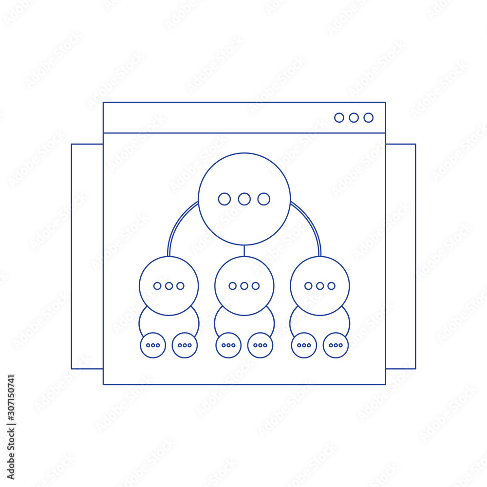 Sitemap optimization linear icon. Site organization. Thin line illustration. Web site map optimization. Concept of line icon Sitemap optimization linear icon. Site organization. Thin line illustration. Web site map optimization. Concept of line icon