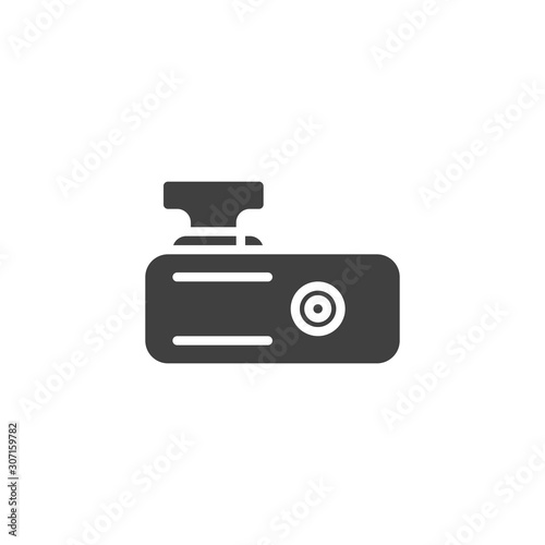 Digital Video Recorder vector icon. filled flat sign for mobile concept and web design. DVR Video Camera glyph icon. Symbol, logo illustration. Vector graphics