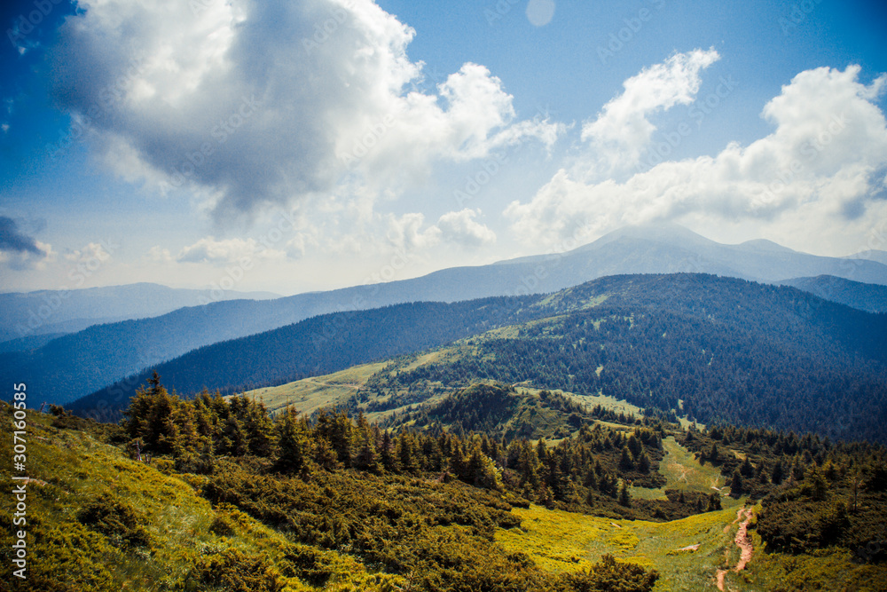 Obraz premium Carpathian mountains landscape