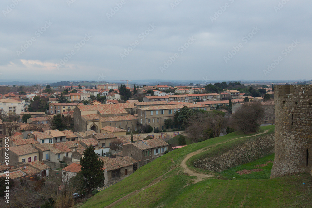 Views from the medieval town of Carcassonne