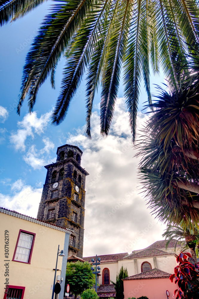 La Laguna, Tenerife, Historical center, HDR Image