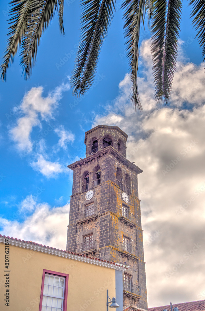 La Laguna, Tenerife, Historical center, HDR Image