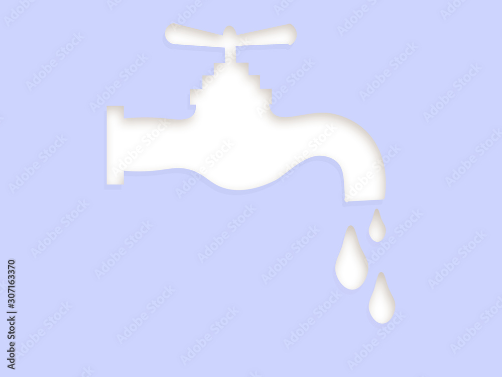 Water faucet icon vector illustration Water faucet icon vector illustration