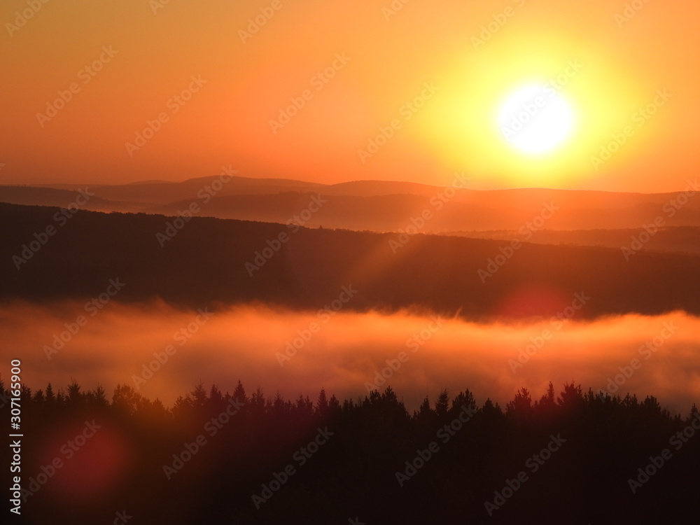 Obraz premium Sunrise on the Appalachians