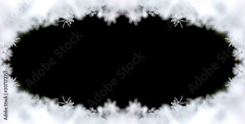 winter card, crystals of snow, winter photo