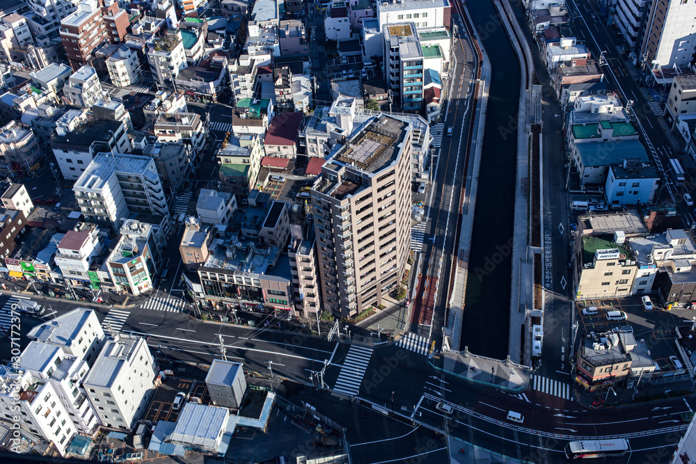 Fototapeta premium 街の風景