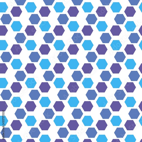Seamless color geometric texture. Beautiful geometric pattern design.Vector abstract background made of honeycombs.Decorative background can be used for wallpapers