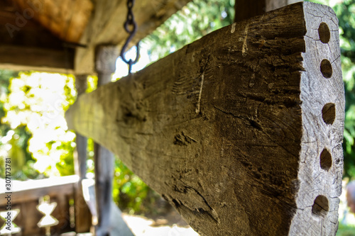 Wooden church monument UNESCO from Poienile Izei (Maramures, Transylvania, Romania)	 photo