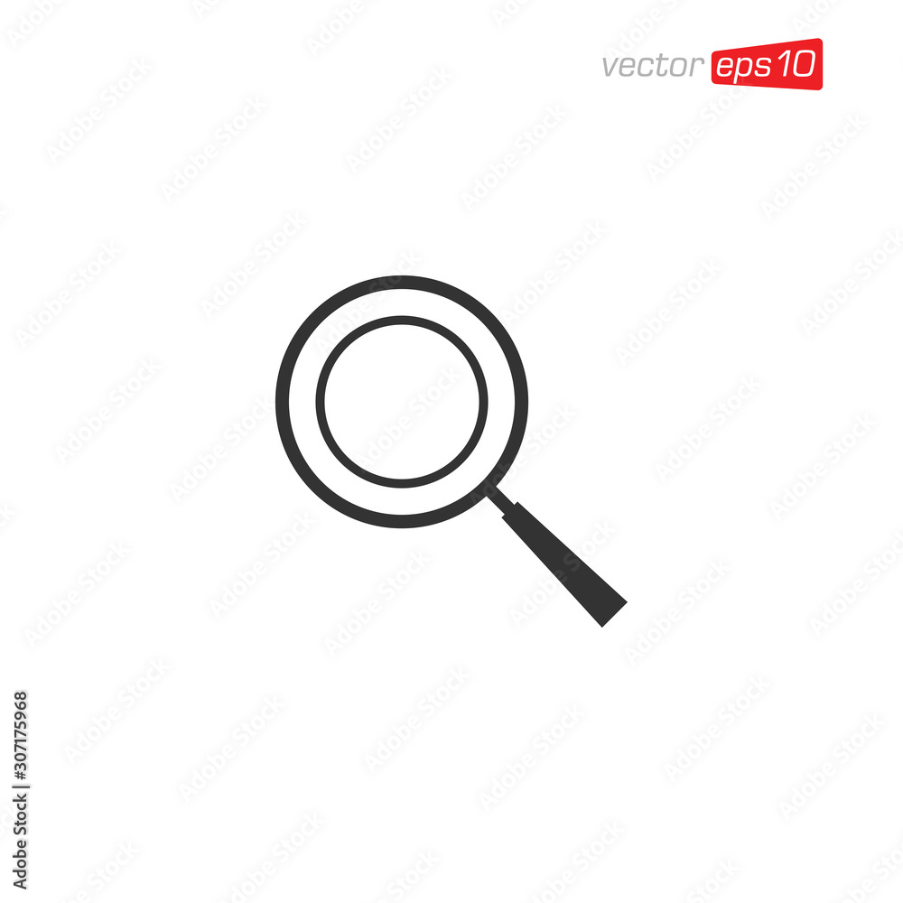 Magnifying Glass Icon Design Vector Magnifying Glass Icon Design Vector
