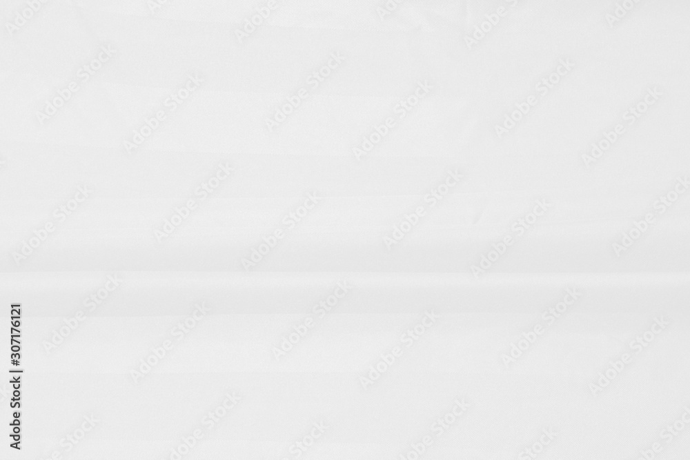 White Cloth background with soft waves.