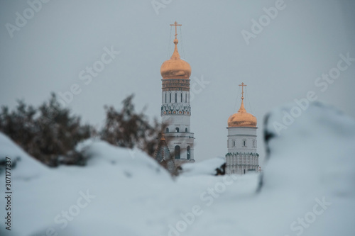 Annunciation Cathedral in the Moscow Kremlin. Russia