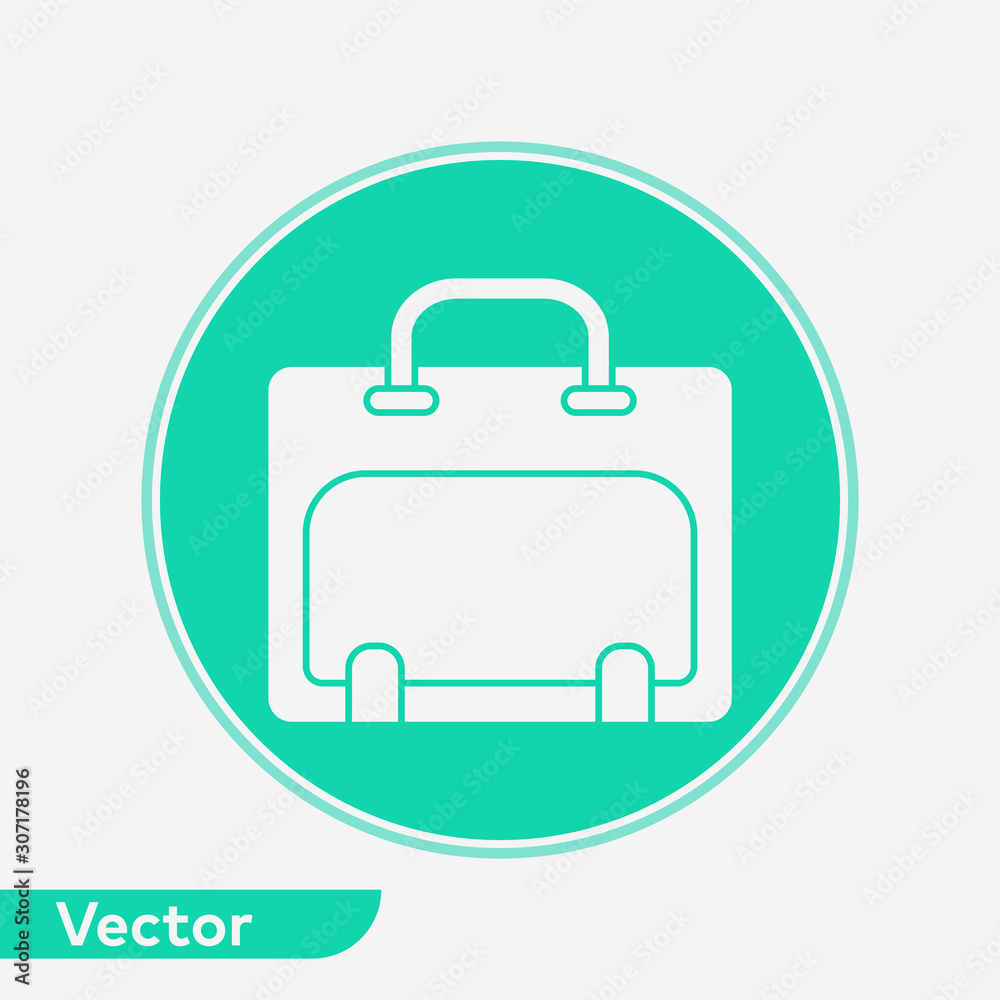Briefcase vector icon sign symbol Briefcase vector icon sign symbol