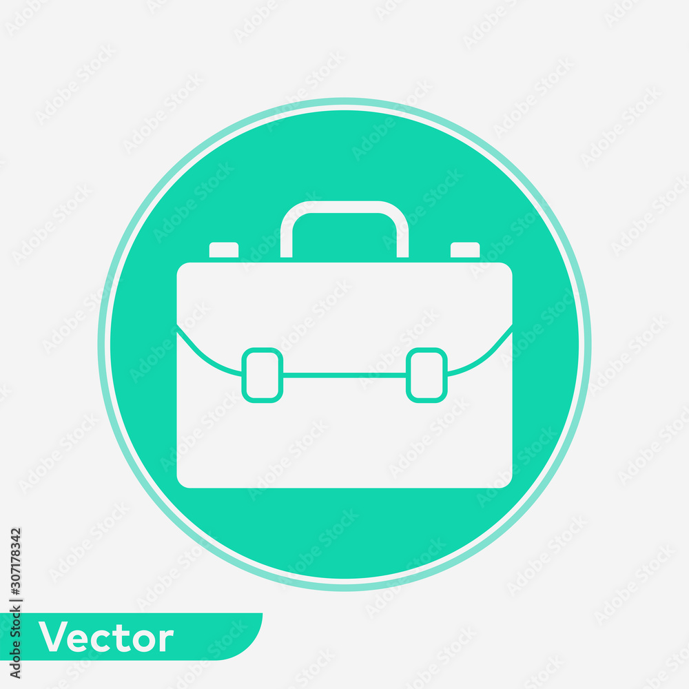 Briefcase vector icon sign symbol Briefcase vector icon sign symbol