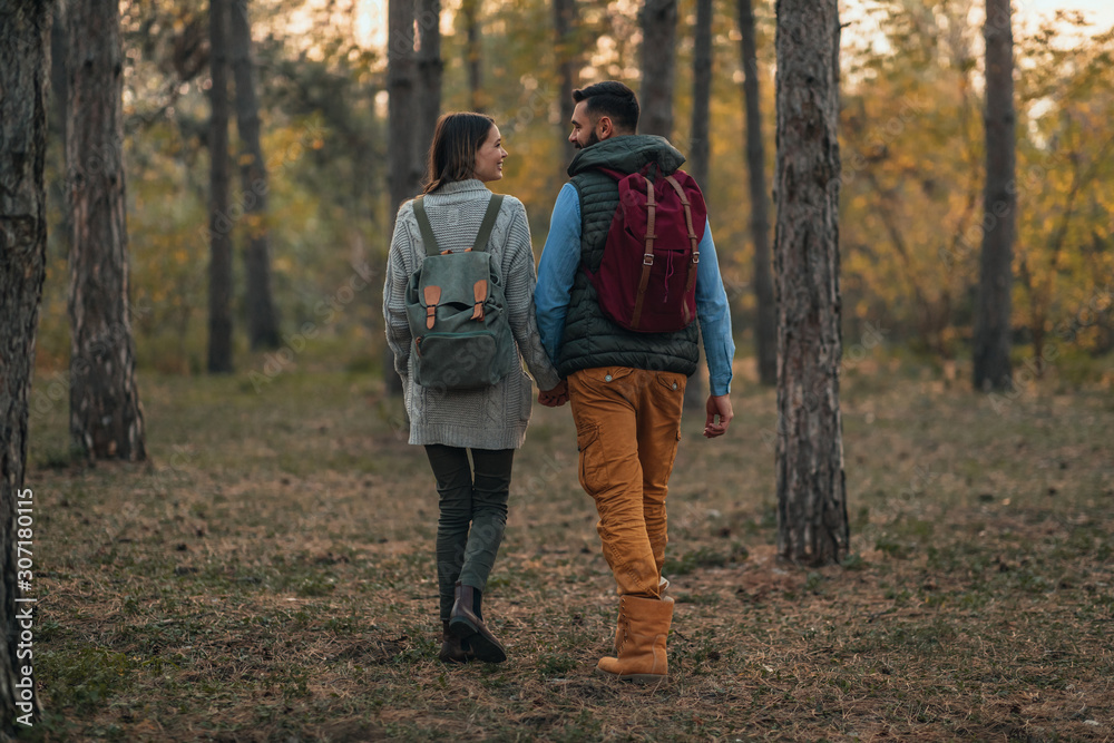 They love spending time together in nature They love spending time together in nature