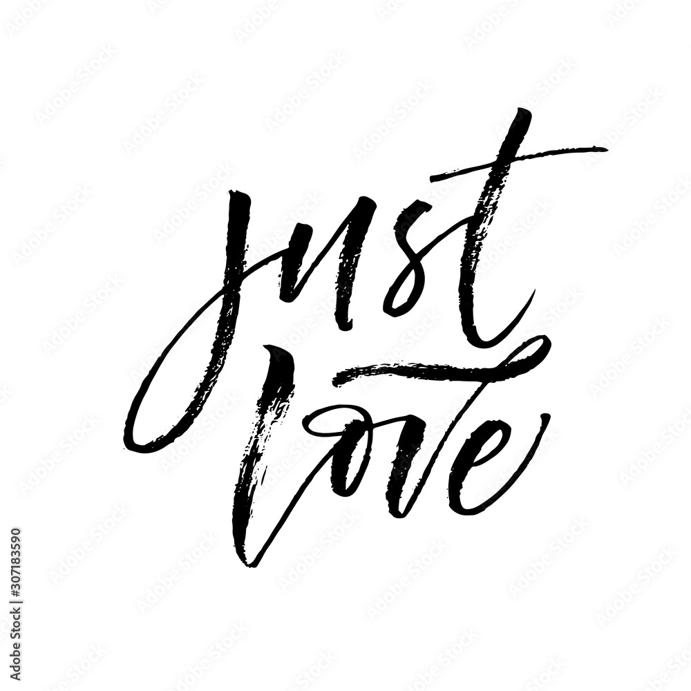 Just be you card. Modern vector brush calligraphy. Ink illustration with hand-drawn lettering. Just be you card. Modern vector brush calligraphy. Ink illustration with hand-drawn lettering.