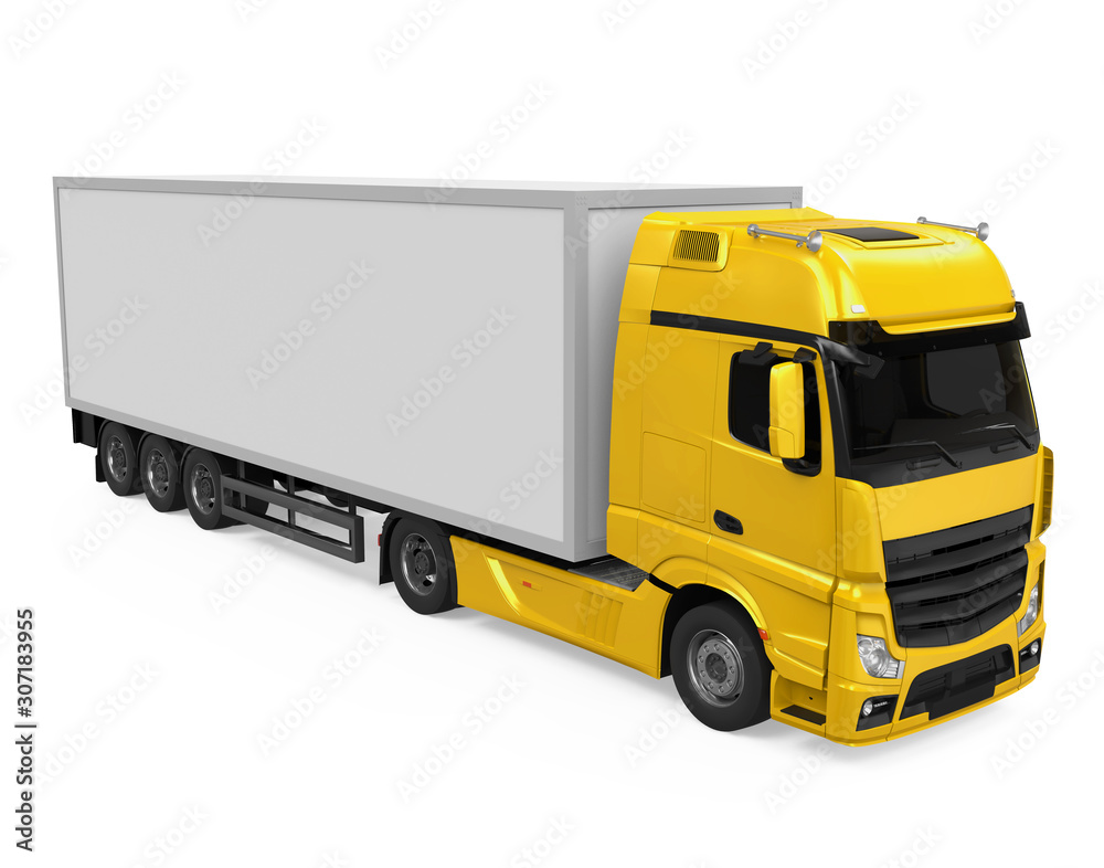 Container Truck Isolated Container Truck Isolated