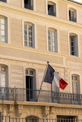 french flag Historic Town Hall in Narbonne
