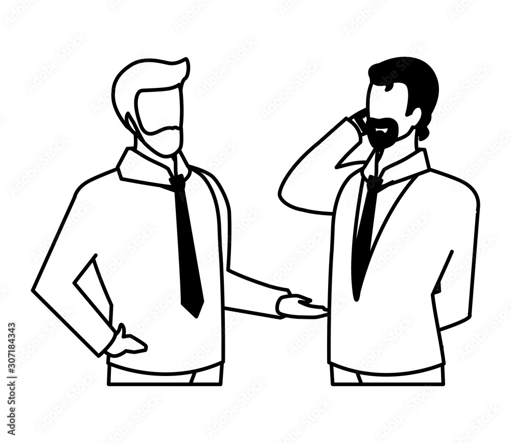 cute businessmen with various views, poses cute businessmen with various views, poses