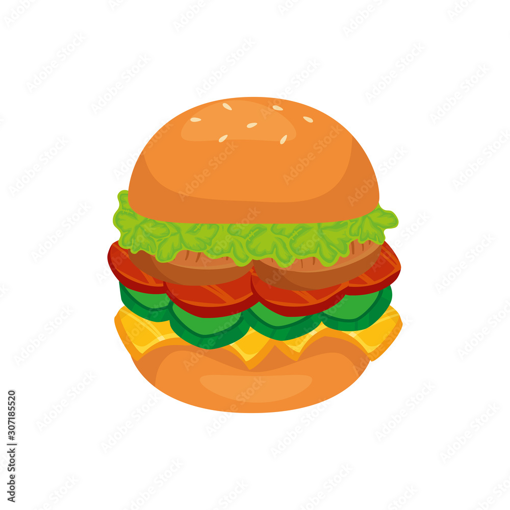 delicious hamburger fast food icon vector illustration design delicious hamburger fast food icon vector illustration design