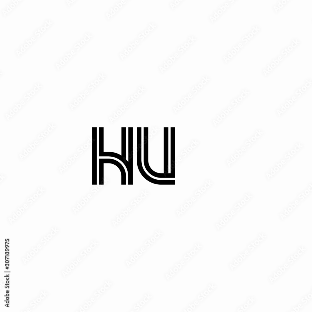 Initial outline letter HU style template	