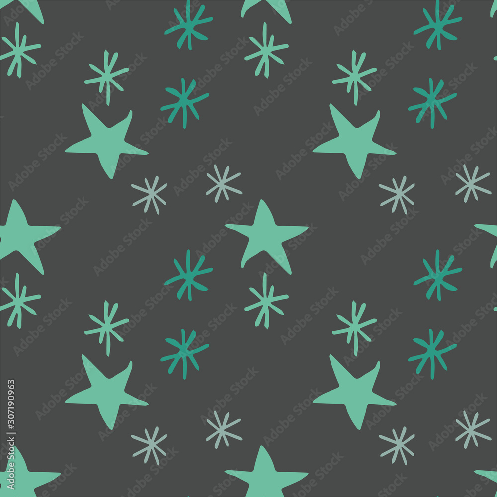 christmas star tree seamless repeat pattern christmas star tree seamless repeat pattern