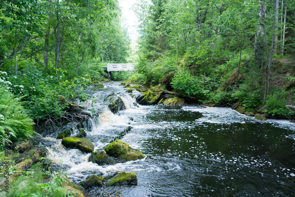 waterfall in Karelia waterfall in Karelia
