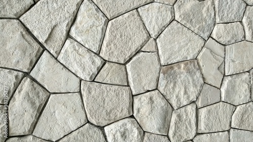 stone wall background white color clean