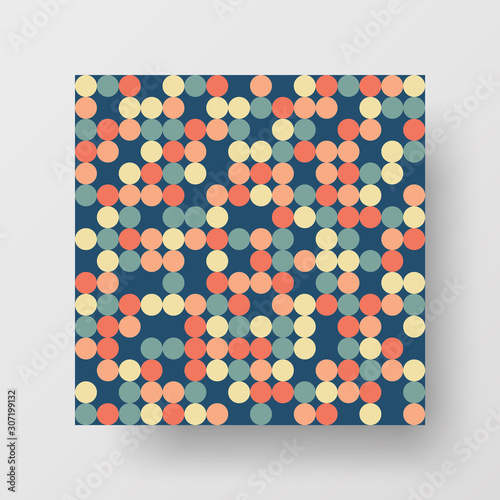 Amazing business advertisement vector mural art square banner mock up. Modern corporate abstract geometric illustration design layout background. Company identity quadrangle texture brochure template.