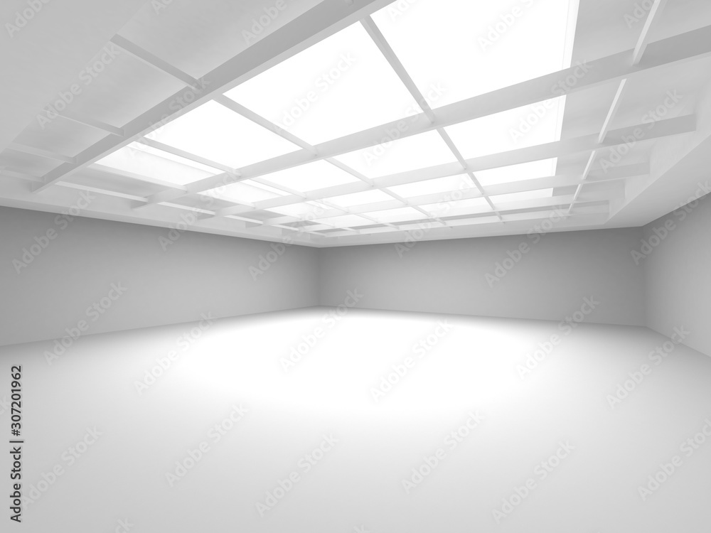 Futuristic White Architecture Design Background Futuristic White Architecture Design Background